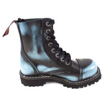 Angry Itch 08-Loch Leder Stiefel Denim Rub-Off Gr&ouml;&szlig;e 36 - 48