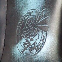 Angry Itch 08-Loch Leder Stiefel Denim Rub-Off Gr&ouml;&szlig;e 36 - 48