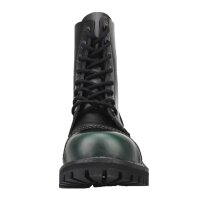 Angry Itch 08-Loch Leder Stiefel Dark Green Rub-Off Gr&ouml;&szlig;e 36 - 48