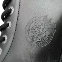 Angry Itch 08-Loch Leder Stiefel Dark Green Rub-Off Gr&ouml;&szlig;e 36 - 48