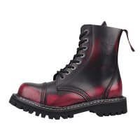 Angry Itch 08-Loch Leder Stiefel Pink Rub-Off...