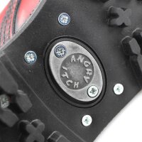 Angry Itch 08-Loch Stiefel Leder Red Rub-Off Gr&ouml;&szlig;e 36 - 48