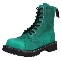 Angry Itch 08-Loch Leder Stiefel Vintage Emerald...