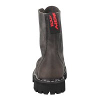 Angry Itch 08-Loch Leder Stiefel Vintage Grau Gr&ouml;&szlig;e 36 - 48