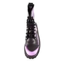 Angry Itch 08-Loch Leder Stiefel Violet Rub-Off Gr&ouml;&szlig;e 36 - 48