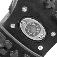 Angry Itch 14-Loch 5-Buckle Leder Stiefel Schwarz Gr&ouml;&szlig;e 36 - 48