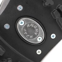 Angry Itch 14-Loch Front-Plate Leder Stiefel Schwarz Gr&ouml;&szlig;e 36 - 48