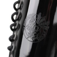 Angry Itch 14-Loch Lackleder Stiefel Schwarz Gr&ouml;&szlig;e 36 - 48