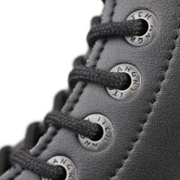 Angry Itch 14-Loch Vegane PU Stiefel Schwarz Gr&ouml;&szlig;e 36 - 48
