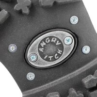 Angry Itch 20-Loch Leder Stiefel Schwarz Gr&ouml;&szlig;e 36 - 48