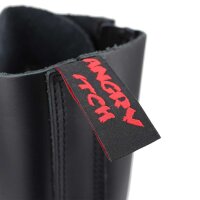 Angry Itch 20-Loch Leder Stiefel Schwarz Gr&ouml;&szlig;e 36 - 48