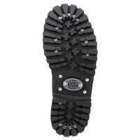 Angry Itch 20-Loch Leder Stiefel Schwarz Gr&ouml;&szlig;e 36 - 48