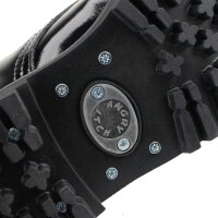 Angry Itch 20-Loch Lackleder Stiefel Schwarz Gr&ouml;&szlig;e 36 - 48
