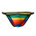 CUT4MEN - Briefkini Rainbow S - XL