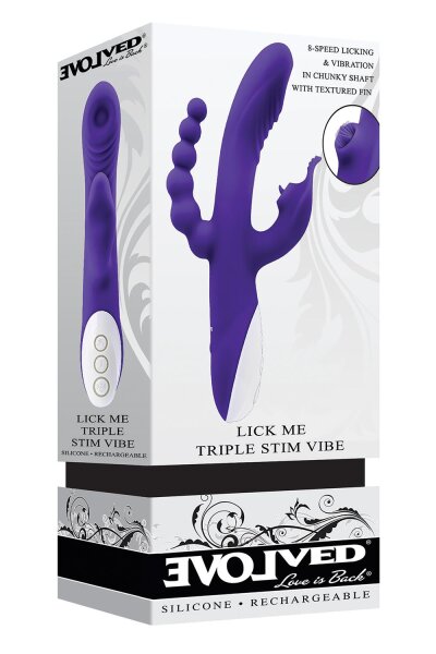 Evolved Lick Me Triple Stim Vibe