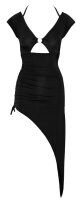 Neckholder Kleid mit asymmetrischem Rock M