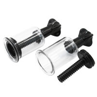 2 Twist Cups Black L - 31 mm