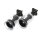 2 Twist Cups Black L - 31 mm