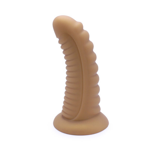 Ribbed Penis XL Shinny Flesh 30 cm
