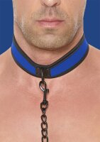 Shots Ouch! Neoprenhalsband mit Leine blau