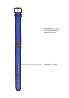 Shots Ouch! Neoprenhalsband mit Leine blau