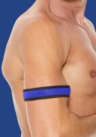 Shots Ouch! neoprene wristbands blue