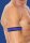 Shots Ouch! neoprene wristbands blue