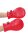 Shots Ouch! Neoprene gloves red