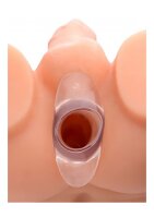 Master Series Clear View Hollow Anal Plug - Large - 5,8 cm
