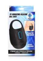 Trinity Vibes Silicone penis ring with testicle vibration...