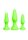 Butt Plug Set - Glow in the Dark
