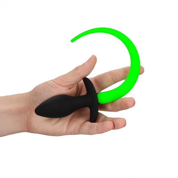 Puppy Tail Plug - Glow in the Dark