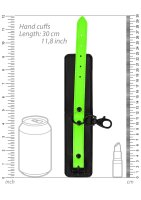 Thigh Cuffs with Belt and Handcuffs Glow in the Dark S/M
