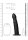 Shots Ouch! Gedrehter hohler Strap-On schwarz 20 cm