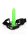 Textured Curved Hollow Strap-on - 8 / 20 cm - Glow in the Dark