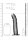 Shots Ouch! Textured Curved Hollow Strap-On gray 20 cm