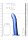 Shots Ouch! Textured Curved Hollow Strap-On blue 20 cm