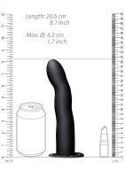 Shots Ouch! Curved Hollow Strap-On black 20 cm