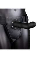 Shots Ouch! Curved Hollow Strap-On black 20 cm