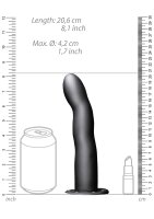 Shots Ouch! Curved Hollow Strap-On gray 20 cm