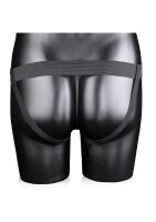 Shots Ouch! Curved Hollow Strap-On gray 20 cm