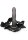 Shots Ouch! Curved Hollow Strap-On gray 20 cm