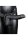 Shots Ouch! Ribbed hollow strap-on with testicles black 21 cm