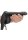 Shots Ouch! Ribbed hollow strap-on with testicles black 21 cm