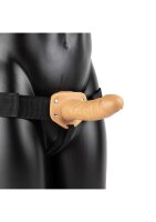 Vibrating Hollow Strap-on No Balls - 6/ 15,5 cm