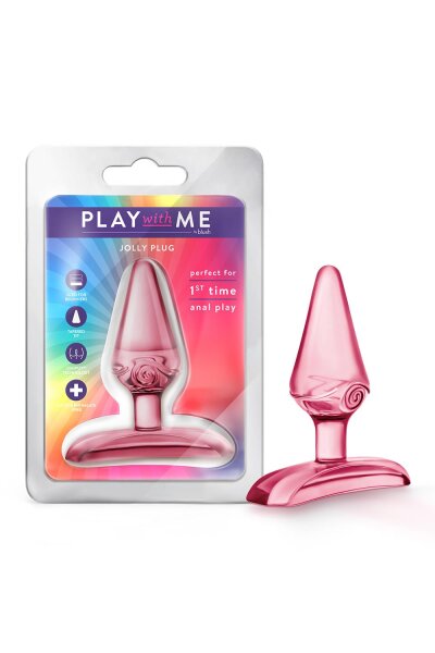 Play With Me Jolly Plug Pink - 2,5 cm