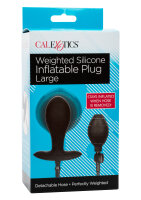 Weighted Inflatable Plug Large Black