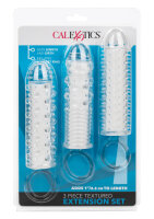 Textured Extension Set 3 Pcs Transparant