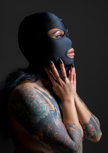 Taboom Luxury Bondage Haube schwarz