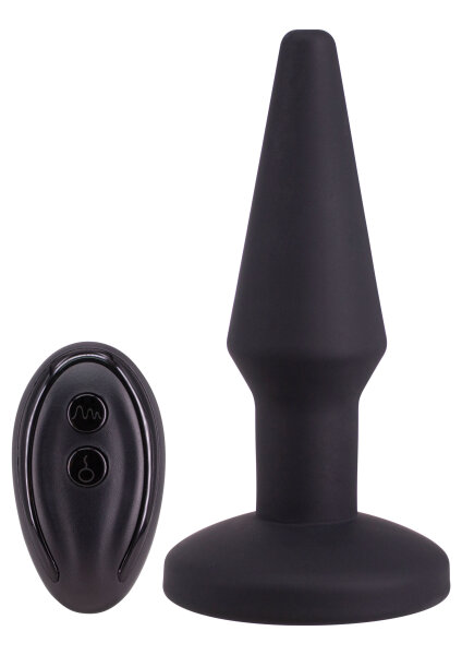 Seven Creations Aufblasbarer Anal Plug schwarz 3,7 cm